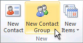 new contact group