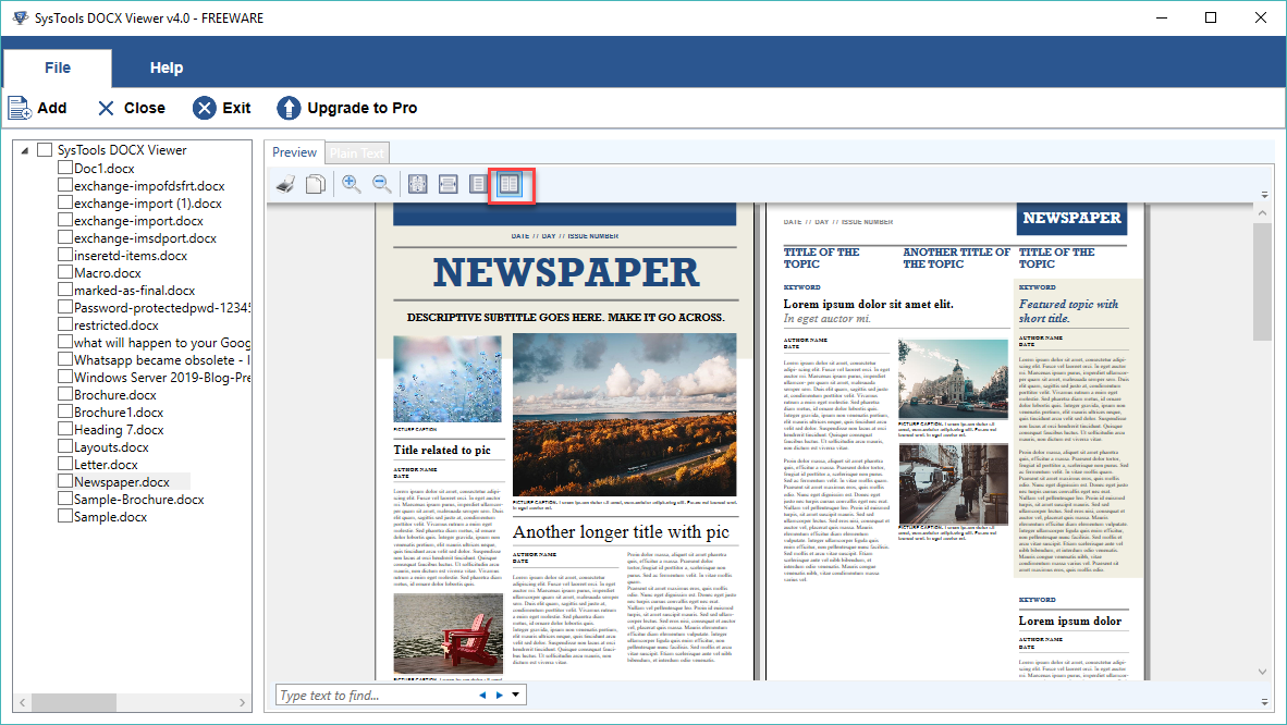 DOCX Reader 4.0 full