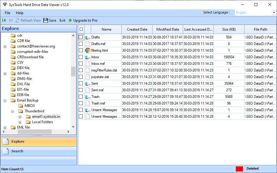 Formatted Hard Drive Reader screenshot Formatted Hard Drive Reader screenshot
