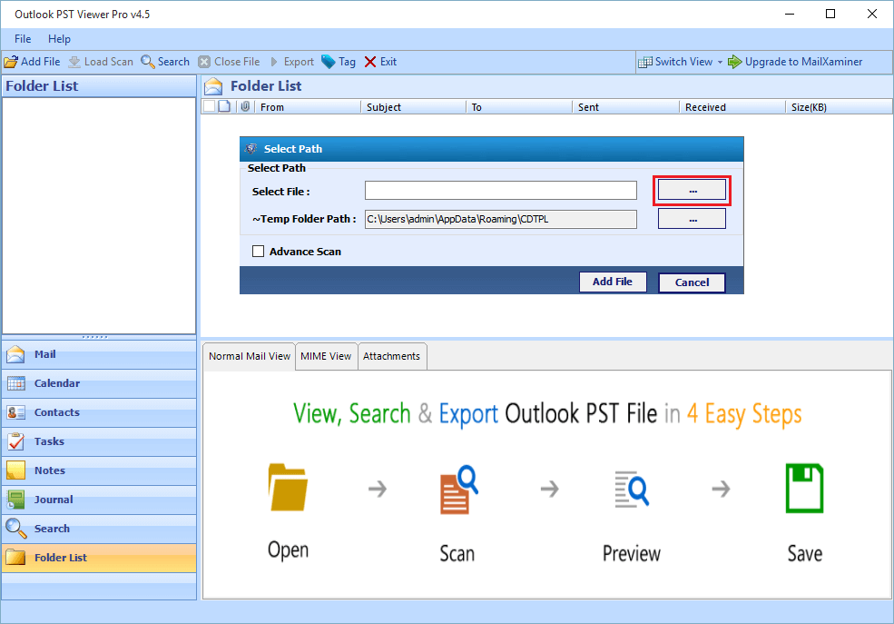 Print Outlook Message to PDF screenshot