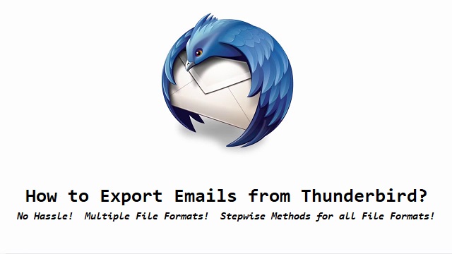 export emails from thunderbird